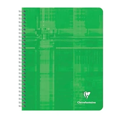 Afbeelding van Spiraalschrift A5+ (16,5x21cm) 90 blad geruit 5x5mm + kantlijn