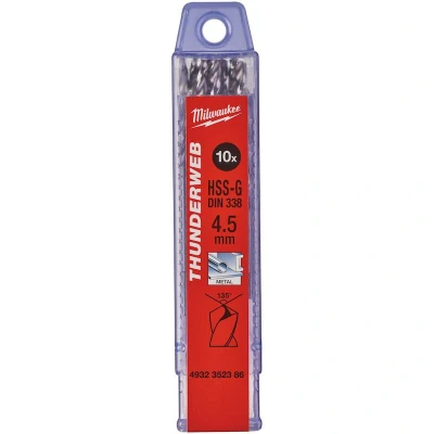 Afbeelding van Metaalboor Hss G Thunderweb 4,5 X 80 Mm (10 Stuks)