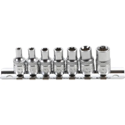Afbeelding van BGS Doppenset E profiel 1/4&quot; E4 E11 7 delig