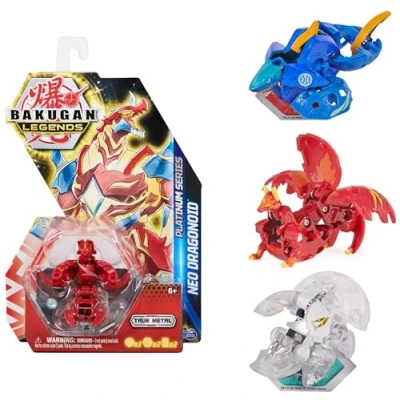 Afbeelding van Bakugan 1 Platinium Box seizoen 5 en 2 kaarten 6 jarigen Willekeurig model