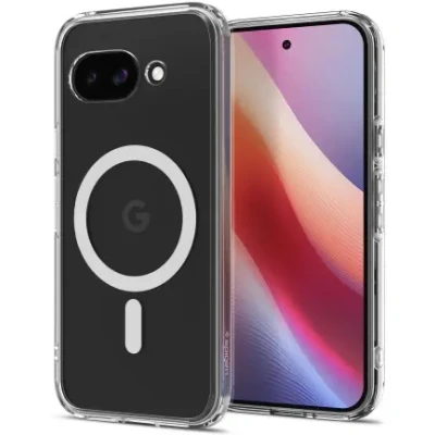 Afbeelding van Spigen Case ACS09043 Google Pixel 9A Ultra Hybrid MagFit Clear wit