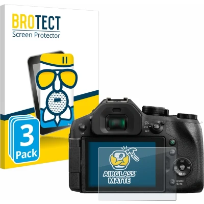 Afbeelding van BROTECT Antireflecterende Glas Screen Protector Mat voor Panasonic Lumix DMC FZ300 (3 Stuks) Schermbeschermer [Beschermglas Folie niet Gehard Glas]