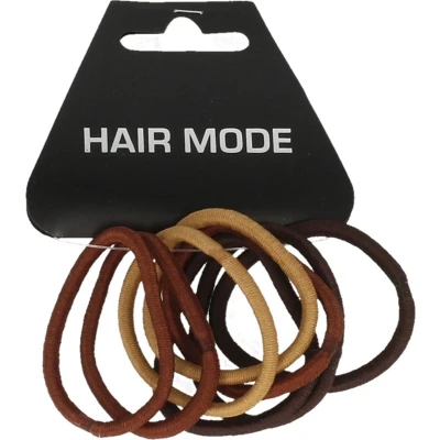 Afbeelding van Hair Mode Endless Haarelastiek Bruin 8ST