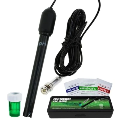 Afbeelding van DANOPLUS Digitale TDS Meter, Professioneel 2 in 1 TDS, EC Temperatuur Waterkwaliteit Tester, Ideale ppm meter voor Water, Aquariums, enz. (pH Elektrode)
