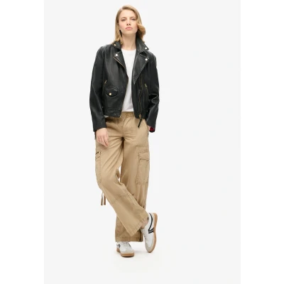 Afbeelding van Superdry Vintage Cargobroek, Dames, Maat: 27, Stonewash taupe brown
