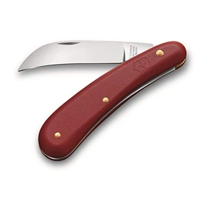 Afbeelding van Victorinox Hakenmesser S, Gartenmesser mit Gebogener Klinge, für Gartenarbeiten, Rostfreier Stahl, Rot