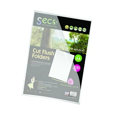 Afbeelding van Seco L map A4 transparant PP 100 micron stuks milieuvriendelijk SE LSF CL