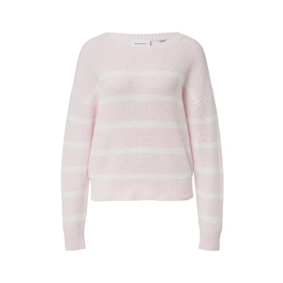 Afbeelding van comma casual identity Trui rosé / wit