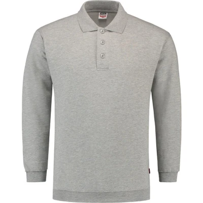Afbeelding van Tricorp Polosweater Boord Casual Grijs Maat 5XL