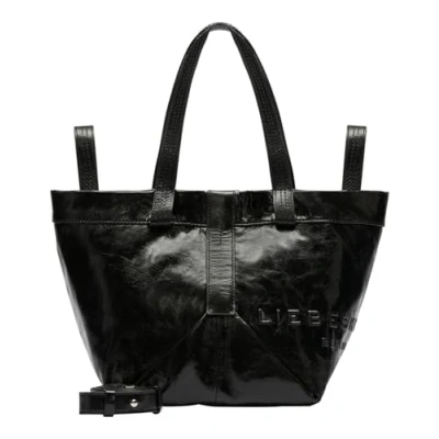 Afbeelding van Liebeskind Berlin Elvira Touch Crinkle Handtas, Dames, Maat: One Size, Black