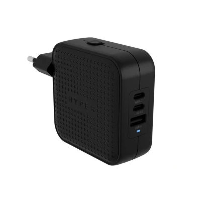 Afbeelding van HYPER HyperJuice® 70W USB C Laptop netvoeding 70 W Binnen C, 3.2 Gen 1 (USB 3.0) GaN, Met adapter voor Europa, Verenigd Koninkrijk,