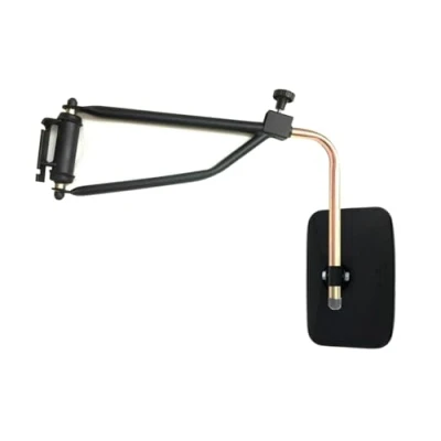 Afbeelding van MelTruck® Buitenspiegel 250 x 165 mm R1800 Ø10, Ø15 en Ø18 E20 spiegelhouder voor vrachtwagen, tractor, graafmachine