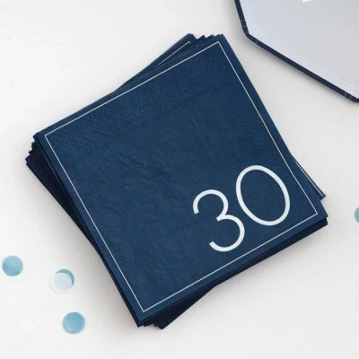 Afbeelding van ‘30&#039; Navy 16 stuks