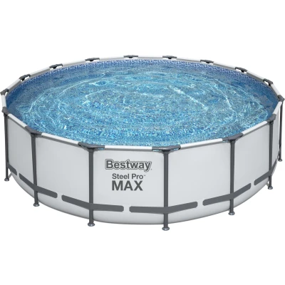 Afbeelding van Zwembad Bestway Steel Pro Max Set Rond Grijs (488 x 488 122 cm)