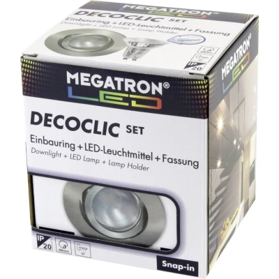 Afbeelding van Megatron MT75403 Inbouwlamp LED GU10, GU5.3 6 W IJzer (geborsteld)