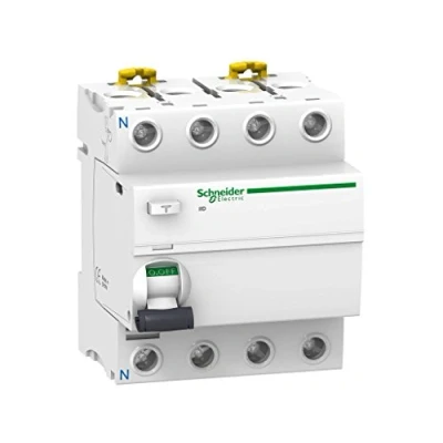 Afbeelding van Schneider electric aardlekschakelaar 4 polig 400v 63a 300ma si a9r34463