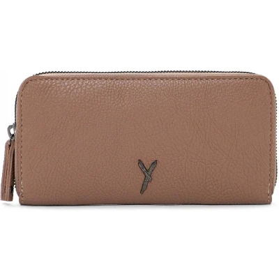 Afbeelding van SURI FREY Portemonnee Gitty Zip Around Wallet Taupe Beige