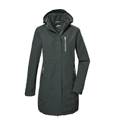 Afbeelding van killtec dames Functionele parka/parka met afritsbare capuchon KOS 30 WMN PRK, dunkelgrün, 48, 42918 000