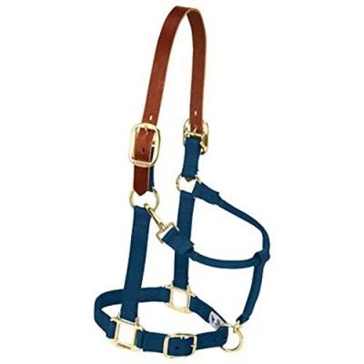 Afbeelding van Weaver Leather Nylon Verstelbare Breakaway Horse Halter, Klein, Navy
