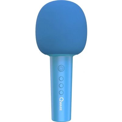 Afbeelding van Qware karaoke microfoon blauw