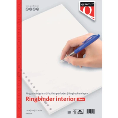 Afbeelding van Interieur Quantore A4 23 gaats blanco 100vel