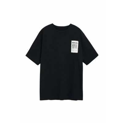 Afbeelding van Desigual Tshirt print, Heren, Maat: Small, Black