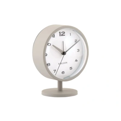 Afbeelding van Karlsson Wekker Brisk Dome Donker Grijs 11x6,5x13,8cm Nice thingZ alarmklok