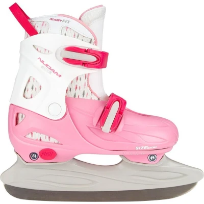 Afbeelding van Nijdam Kunstschaats Meisjes Verstelbaar Hardboot Roze / Fuchsia Maat 27 30