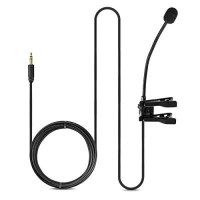 Afbeelding van Movo ACM400 Flexibele zwanenhals omnidirectionele microfoon voor Motovlogging Moto Vlog Action Cam Helm Mic Compatibel met GoPro Media Mod