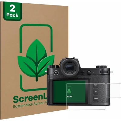 Afbeelding van ScreenLeaf Screenprotector voor Leica SL3 S (Display + Schouderdisplay) Duurzame schermbescherming Folie Beschermfolie transparant (2 Stuks)