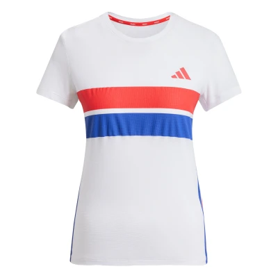 Afbeelding van adidas Performance Adizero Sport Tshirt, Dames, Maat: Large, White