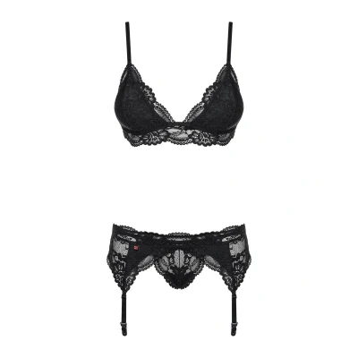 Afbeelding van Obsessive 810 SEG 1 Set 3 st. Zwart S/M