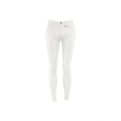 Afbeelding van BR Rijbroek Milan heren siliconen kniestukken 48 Optical White Wit