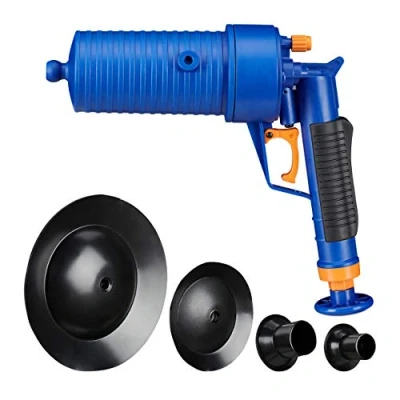 Afbeelding van Relaxdays gootsteenontstopper luchtdruk afvoerontstopper hogedruk ontstoppingspistool