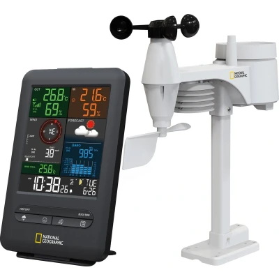 Afbeelding van National Geographic Bresser Weerstation 5 in 1 incl. Wind en Regenmeter