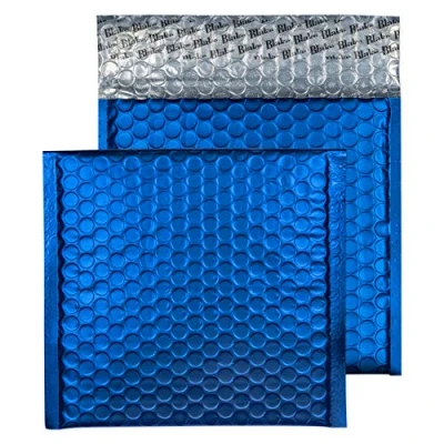 Afbeelding van Blake Purely Packaging 165 x mm voor cd&#039;s met bubbels en zelfklevende klep, neonblauw, 100 stuks