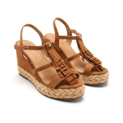 Afbeelding van GIOSEPPO Elderon sandalen met sleehak voor dames, leer, maat 37, leder, 37 EU