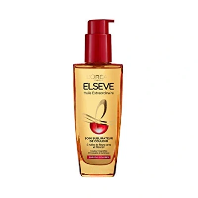 Afbeelding van Loreal Paris Elsève L&#039;Huile Buitengewone voedingsstoffen voor gekleurd haar, 100 ml