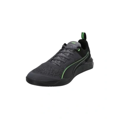 Afbeelding van Puma FUSE 3.0 Trainingsschoen, Heren, Maat: 48.5, Galactic gray/black/green glare Textiel/ synthetisch
