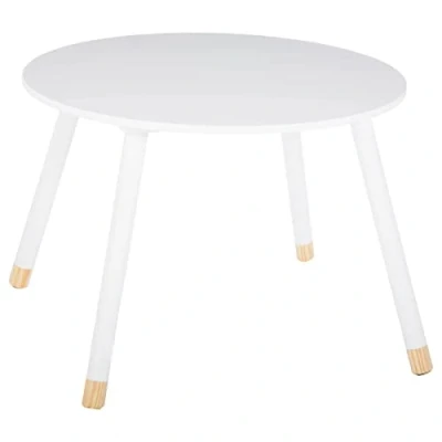 Afbeelding van Atmosphera Kids Kindertafel Rond D60x43 cm Wit