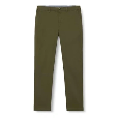 Afbeelding van Tommy Hilfiger Denton Structure Broek, Heren, Maat: 38x36, Army green