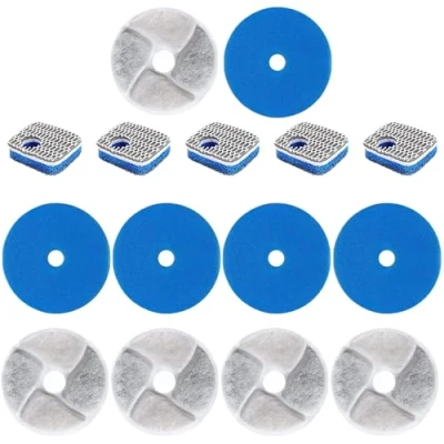 Afbeelding van Cat Water Fountain Filter, 5 sets 4.13 &#039;&#039; Filtervervanging voor automatische Pet