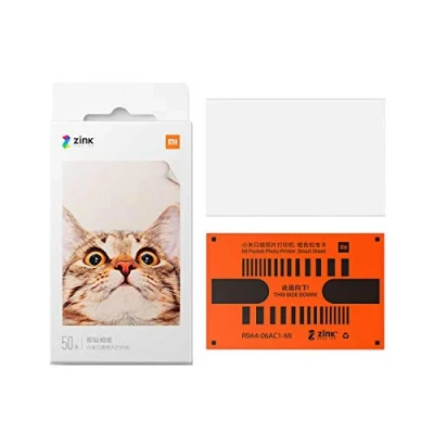 Afbeelding van Originele Xiaomi Zink papier 50 Stuks 2 * 3 inch (5 x 7,6cm) Zelfklevend fotoprinterpapier voor Mi Portable Photo Printer en andere fotoprinters