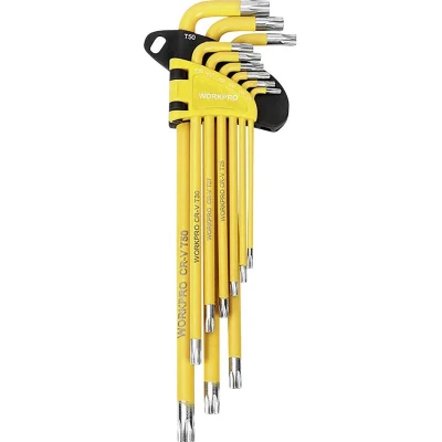 Afbeelding van Set van torxsleutels Workpro Lengte 9 Onderdelen