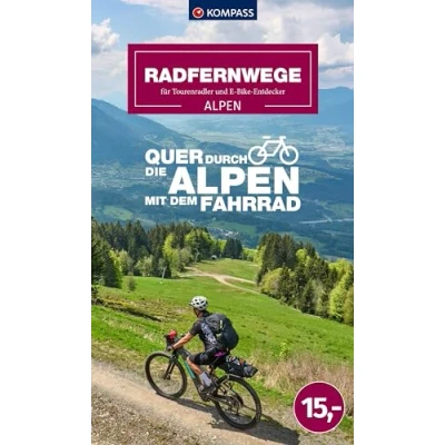 Afbeelding van KOMPASS Radfernwege quer durch die Alpen: 6111