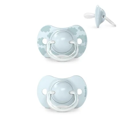 Afbeelding van Suavinex Dreams Reversible Duo Blue 0 6m 2 stuks Silicone Fopspenen SXSDP1083171