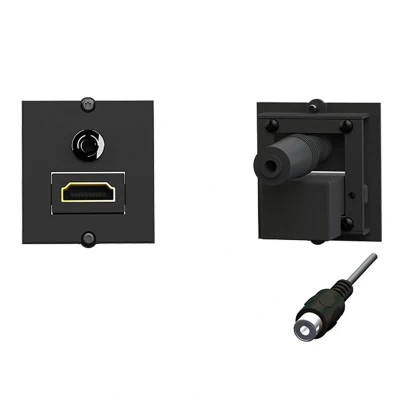 Afbeelding van Bachmann, Stopcontacten, Aangepaste module modulaire frontplaat snap in