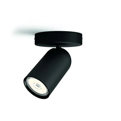 Afbeelding van Philips Pongee opbouwspot 1 lichts zwart