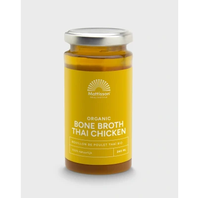 Afbeelding van Mattisson Biologische Thai Chicken Bone Broth 240 ml
