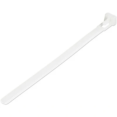 Afbeelding van StarTech.com CBMZTRB6 kabelbinder Losmaakbare Nylon, Kunststof Wit 100 stuk(s)